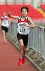 Markim Lonsdale wins the Undere-15 1500 metes, 2012 North Eastern Championships.